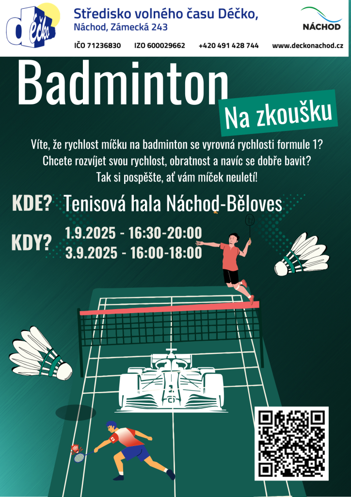 Badminton na zkoušku