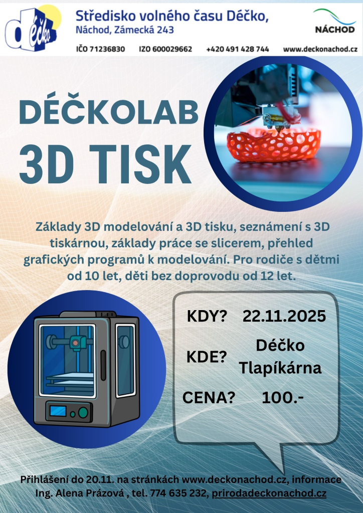 DéčkoLab - základy 3D tisku