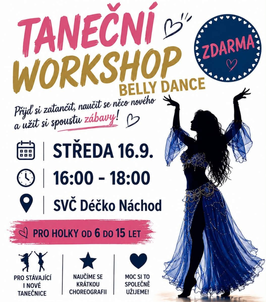 Taneční workshop BELLY DANCE