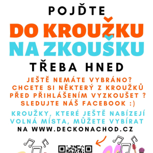 DO KROUŽKU NA ZKOUŠKU !!