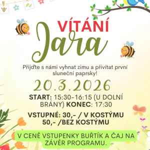 odpolední VÍTÁNÍ JARA