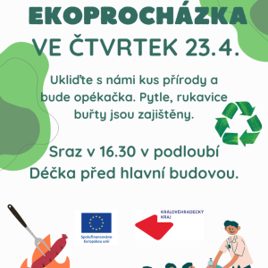 EkoProcházka: ukliďte s námi kus přírody v našem městě!